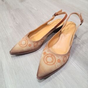 Sundance Embroidered Leather Shoes